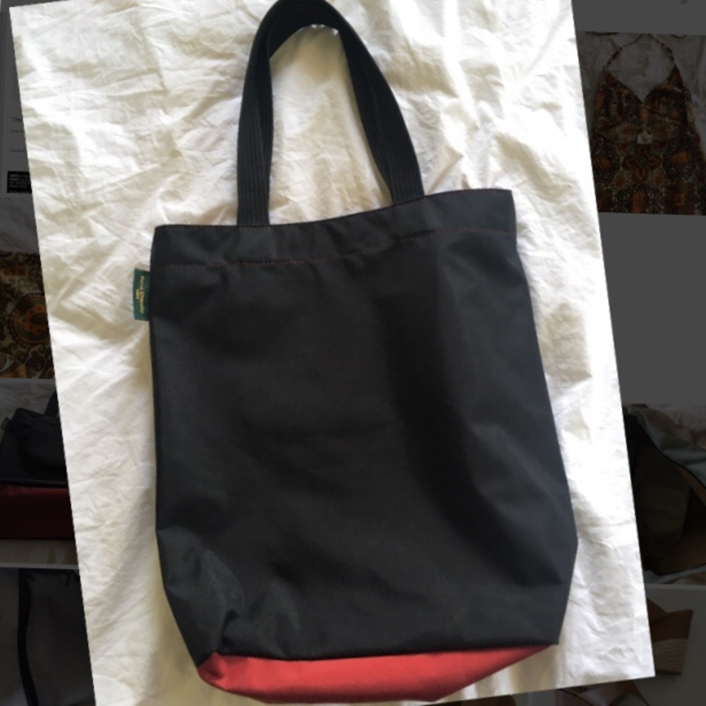 Herve Chapelier Black & Red tote